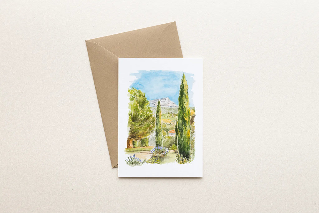 Sainte-Victoire desde el jardín de los pintores