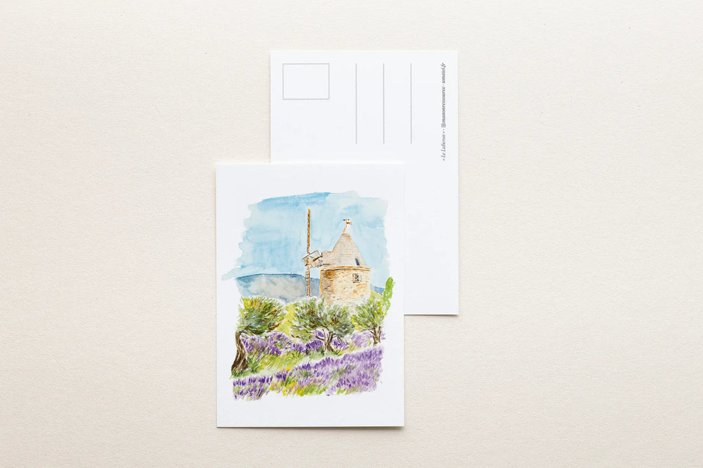 Moulin & lavandes en Luberon