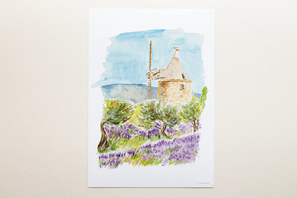 Moulin & lavandes en Luberon