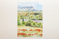 Sainte-Victoire y amapolas