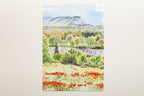 Sainte-Victoire y amapolas