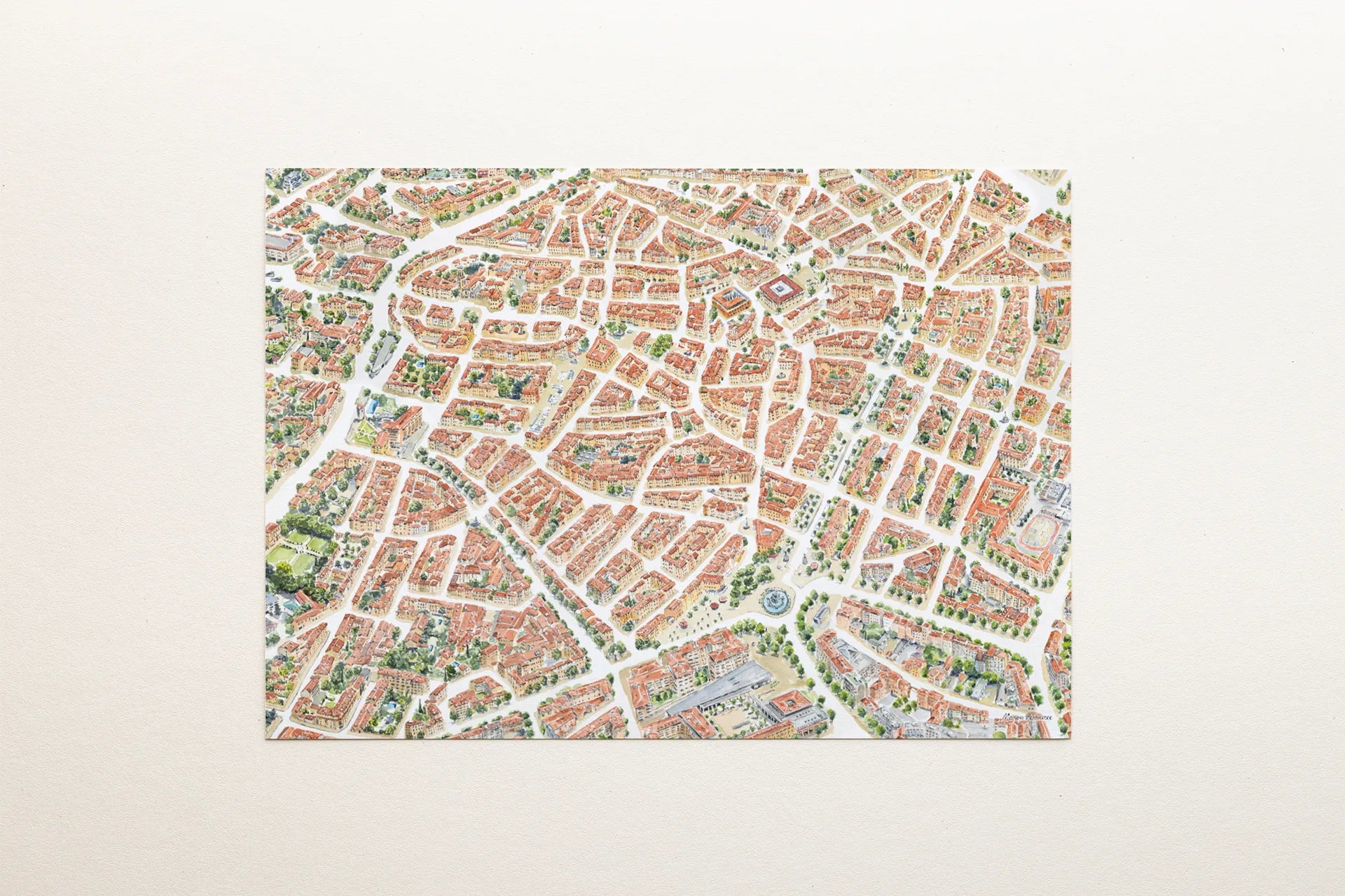 Cartographie — Centre-ville d'Aix-en-Provence