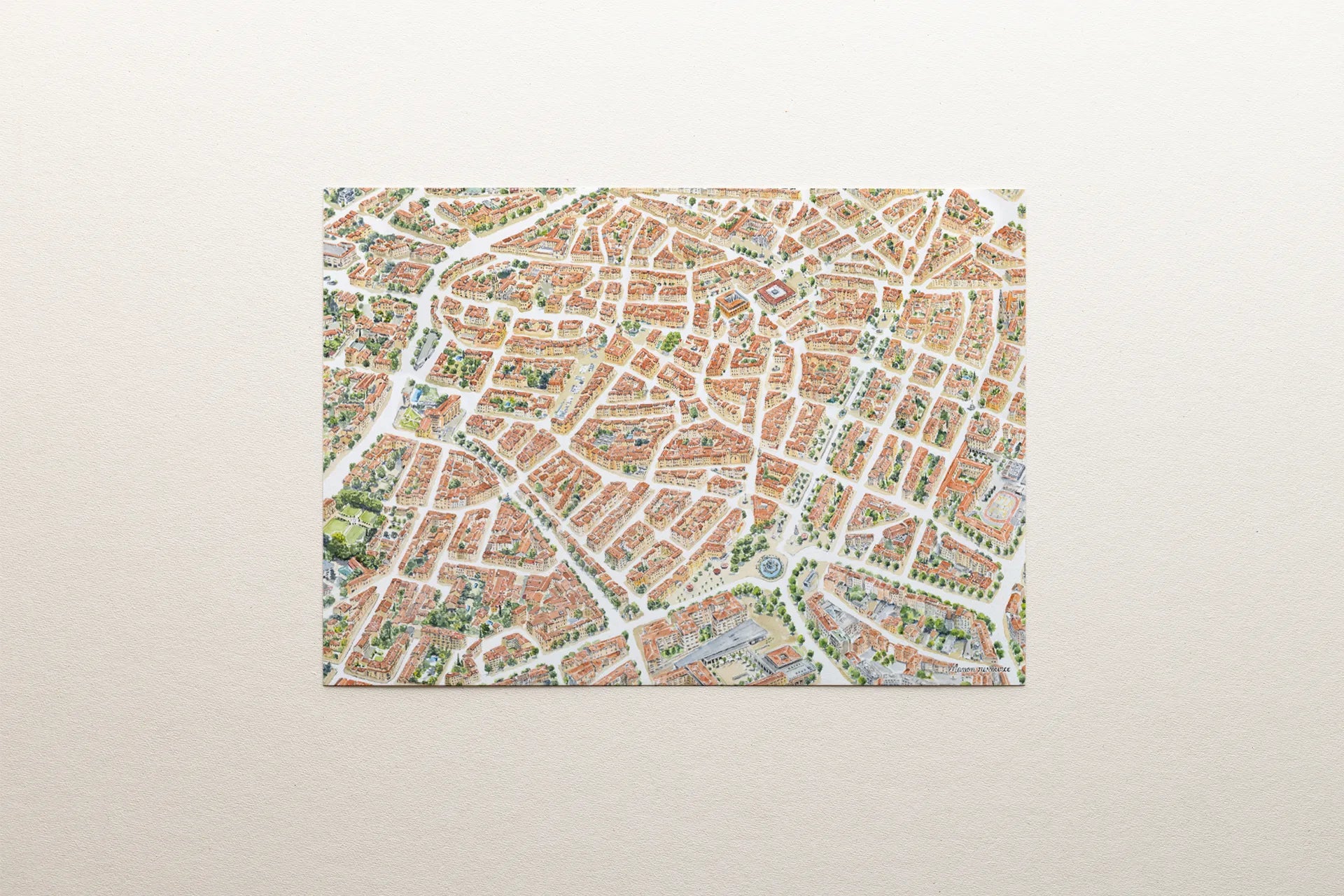 Cartographie — Centre-ville d'Aix-en-Provence
