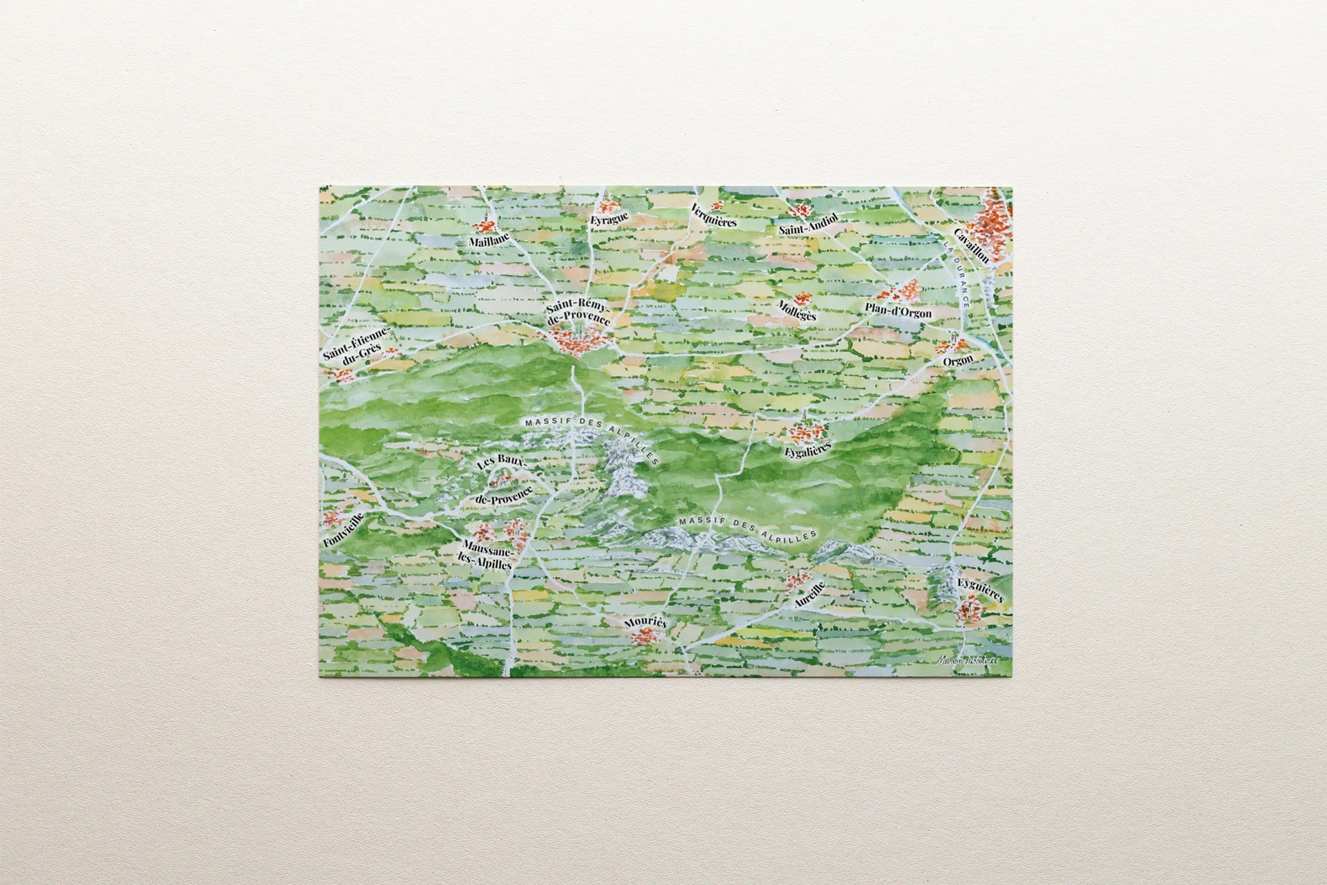 Cartographie — Les Alpilles