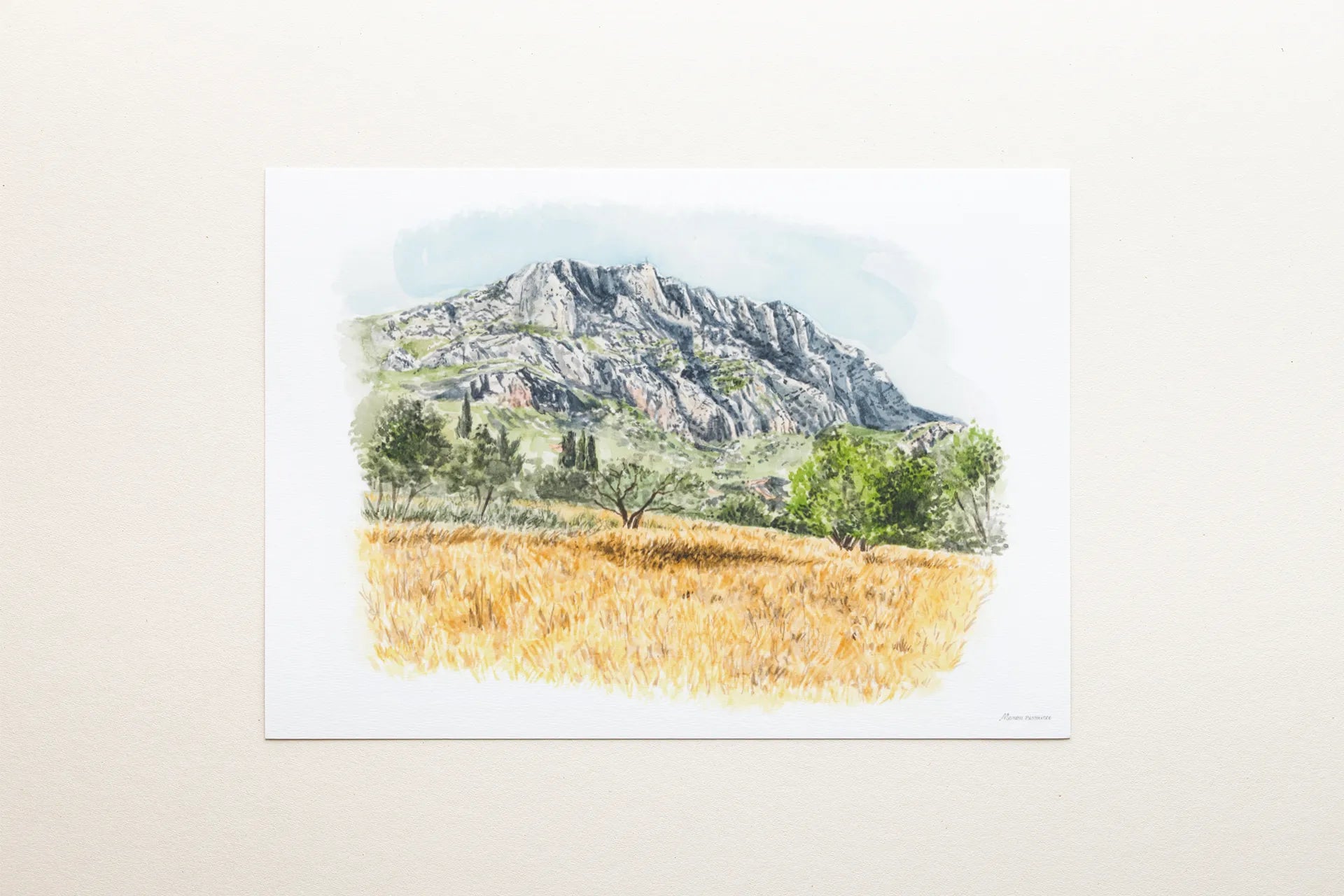 Sainte-Victoire depuis Beaurecueil