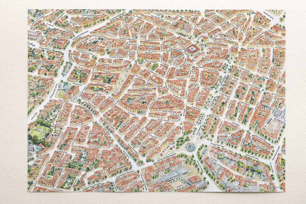 Cartographie — Centre-ville d'Aix-en-Provence