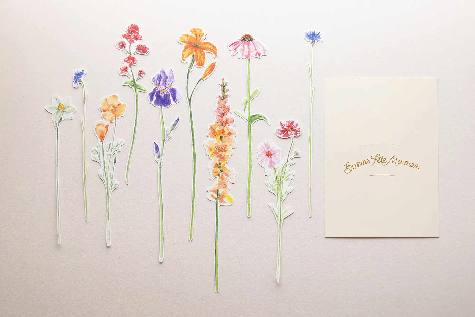 Grand bouquet de fleurs à l'aquarelle 💐